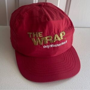 Vintage Winston cigarettes The Wrap 80s hat